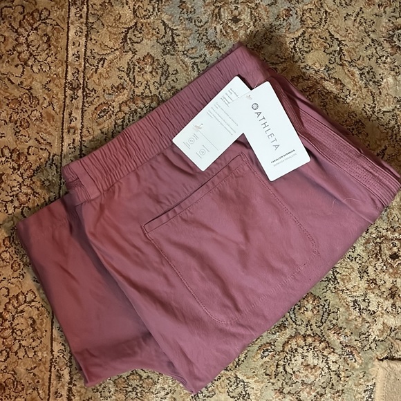ATHLETA Size 3X Parallon Bermuda Dusty-Rose-Pink Mid-Rise Stretch Cozy $79 NEW - Picture 8 of 16